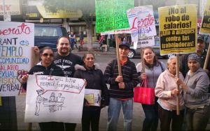 Taxi drivers and other community members have supported the labor campaign against Liberato Restaurant